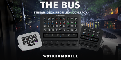 The Bus Stream Deck Profile + Icon Pack — Cover