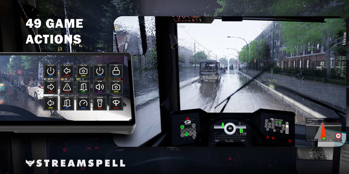 The Bus for XENEON EDGE — game-actions