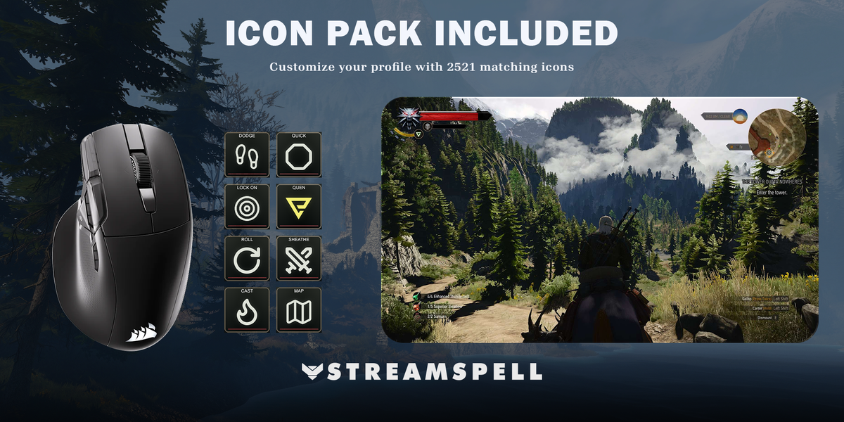 The Witcher 3 Wild Hunt for NIGHTSWORD v2 WL SD — icon-pack