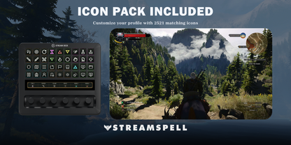 Witcher 3 Stream Deck Profile + Icon Pack — icon-pack