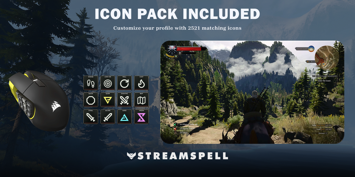 The Witcher 3 Wild Hunt for SCIMITAR ELITE — icon-pack