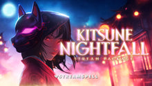 Load image into Gallery viewer, Kitsune Nightfall Stream Overlay Package