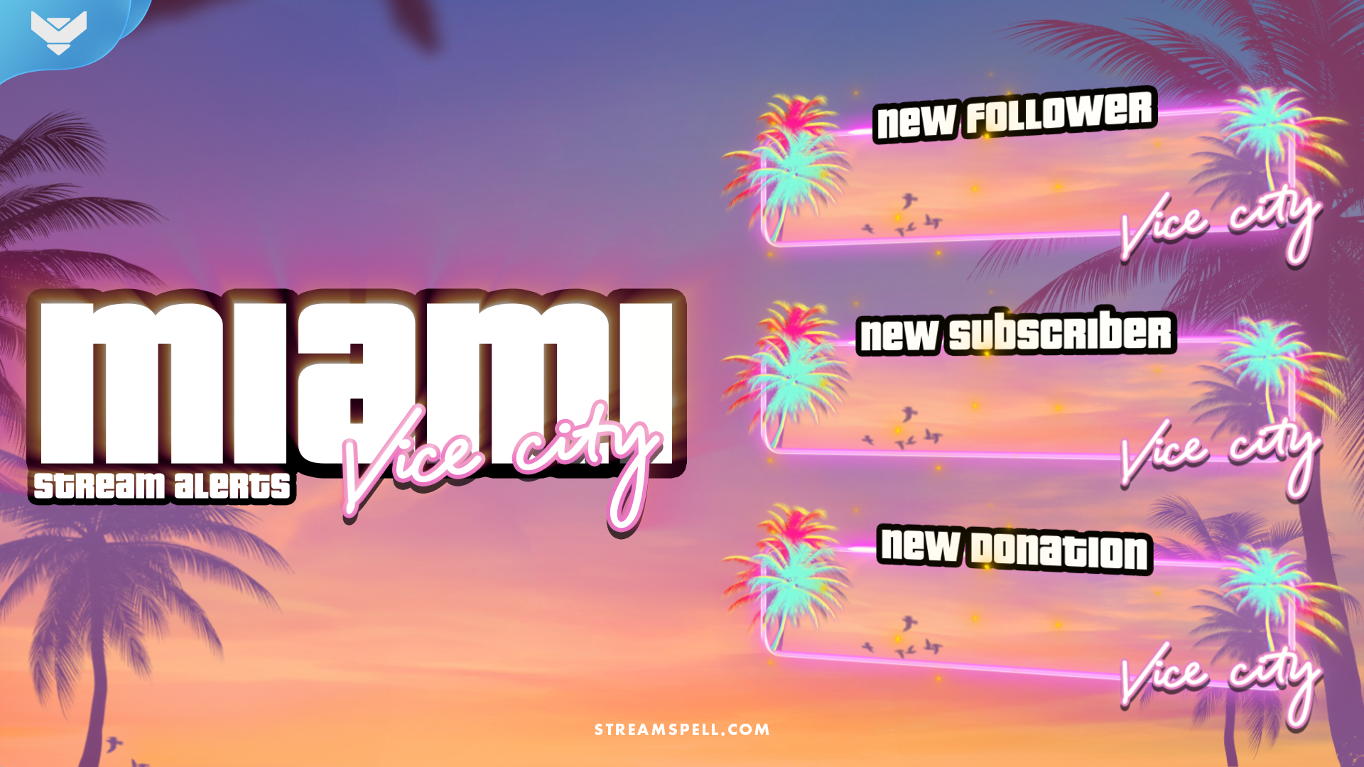 GTA: Miami Vice City Stream Alerts