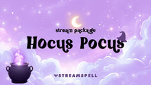 Load image into Gallery viewer, Hocus Pocus Stream Overlay Package