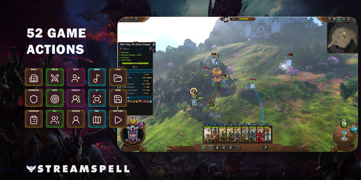 Total War Warhammer 3 Stream Deck Profile + Icons — game-actions