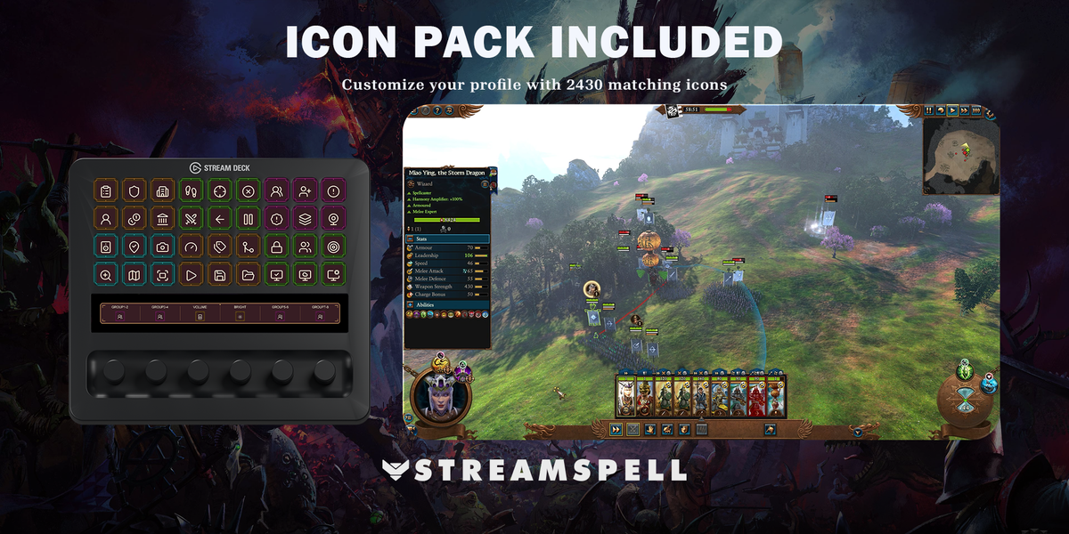 Total War Warhammer 3 Stream Deck Profile + Icons — icon-pack