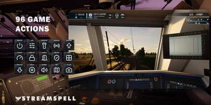 Train Sim World 5 Stream Deck Profile + Icon Pack — Game Actions