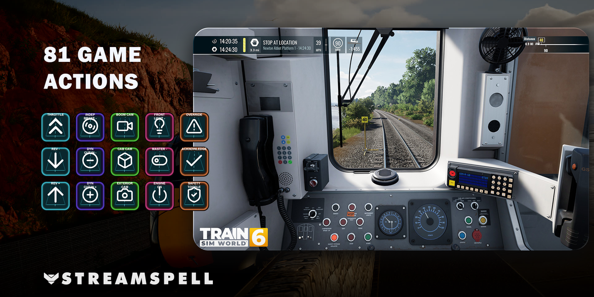 Train Sim World 6 Stream Deck Profile — game-actions