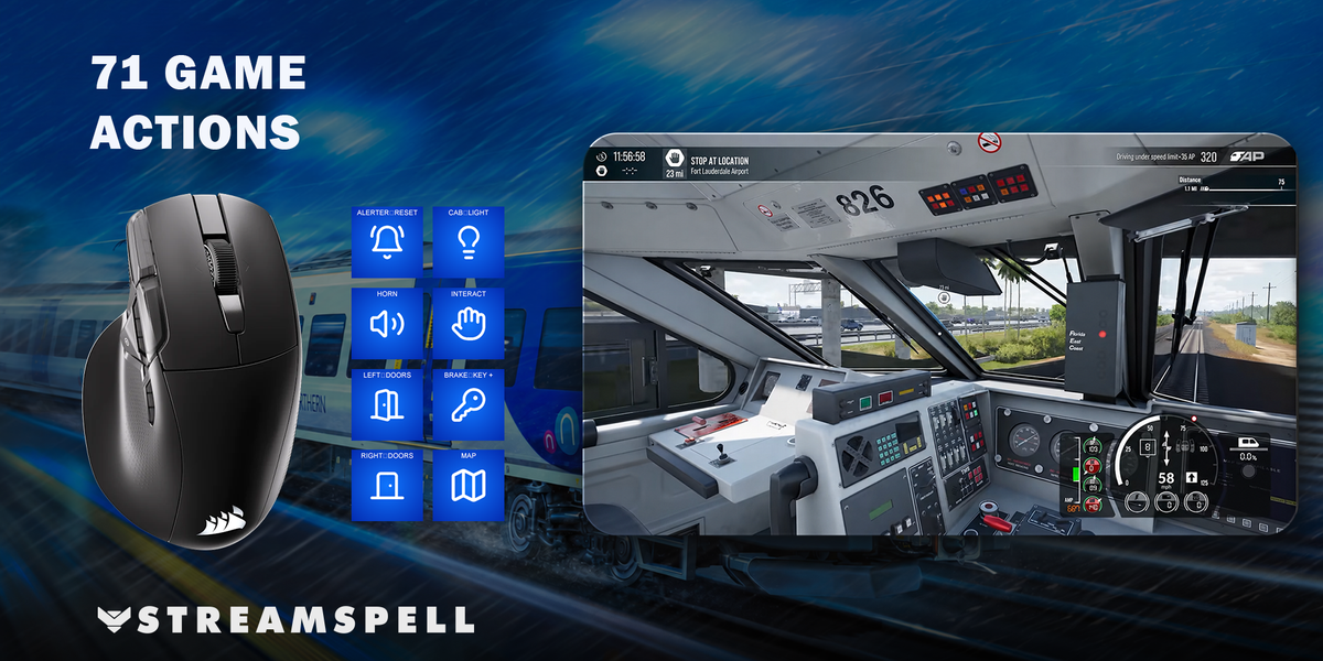 Train Sim World 7 for NIGHTSWORD v2 WL SD — game-actions