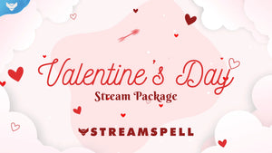 Valentine's Day Stream Package for Twitch, OBS & Streamlabs - StreamSpell
