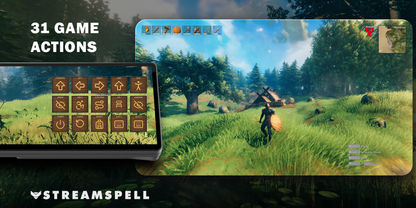 Valheim for XENEON EDGE — game-actions