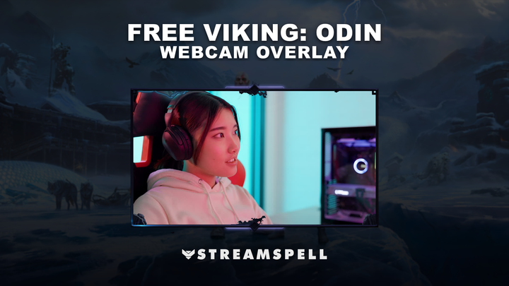 FREE Viking: Odin Webcam Overlay