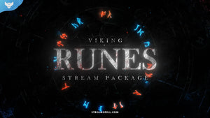 Viking Runes Stream Package for Twitch, OBS & Streamlabs - StreamSpell