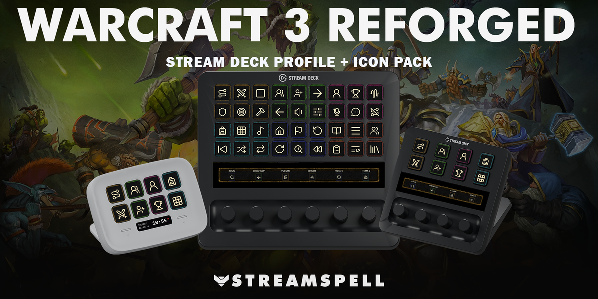 Warcraft III Reforged Stream Deck Profile + Icons — cover