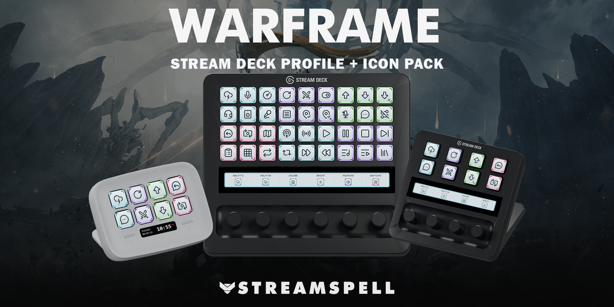 Warframe Stream Deck Profile + Icon Pack — cover