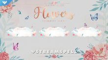 Load image into Gallery viewer, Watercolor Flowers Stream Alerts for Twitch, OBS &amp; Streamlabs - StreamSpell