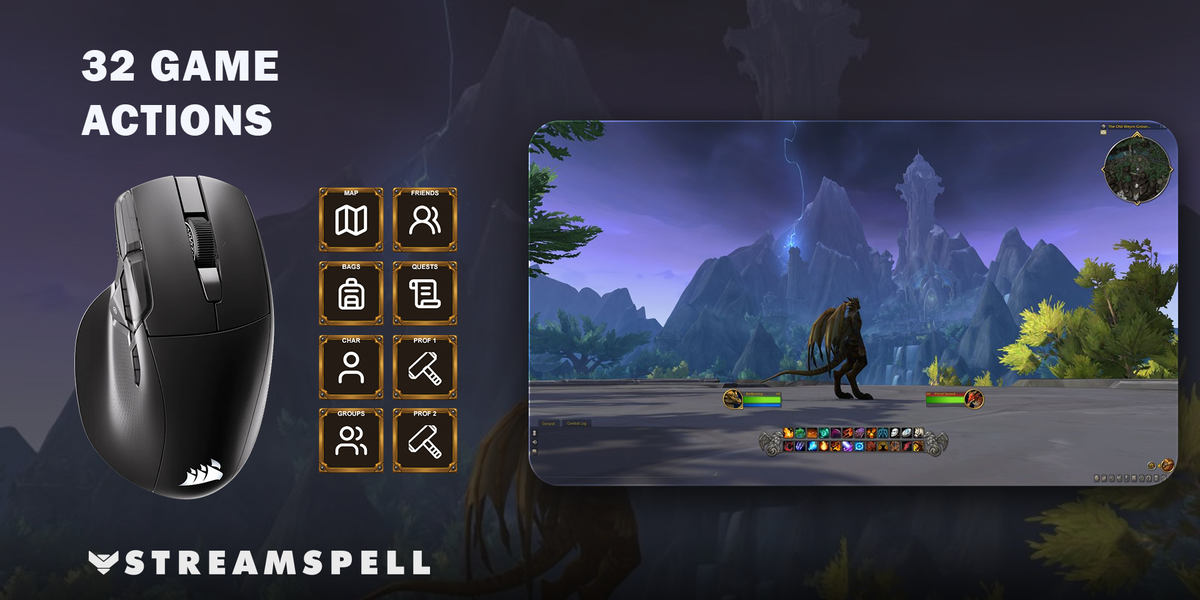 World of Warcraft for NIGHTSWORD v2 WL SD — game-actions
