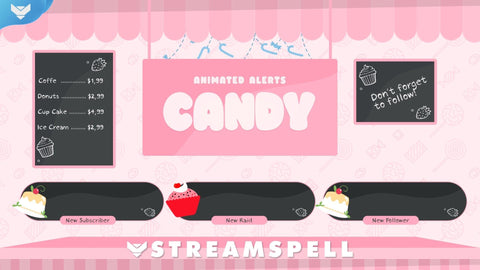 Candy Stream Alerts - StreamSpell