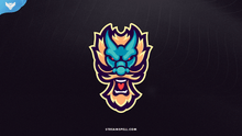 Load image into Gallery viewer, Golden Dragon Mascot Logo - StreamSpell