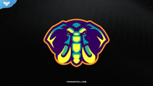 Load image into Gallery viewer, Elephant Mascot Logo - StreamSpell