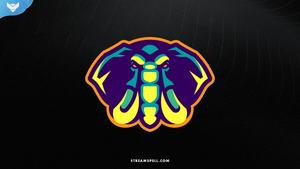 Elephant Mascot Logo - StreamSpell