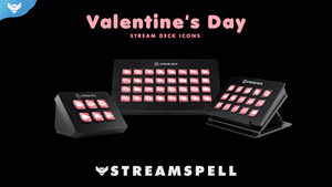 Valentine's Day Stream Deck Icons - StreamSpell