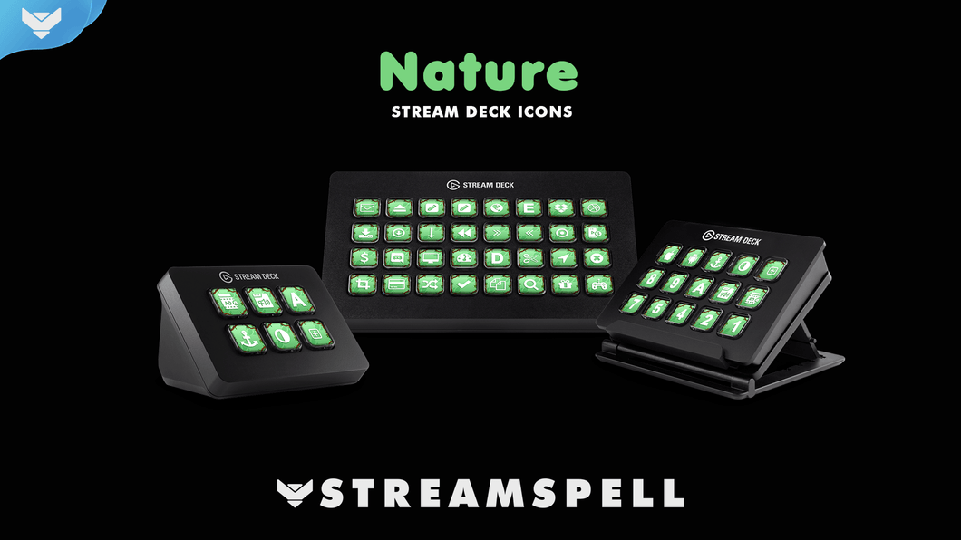 Nature Stream Deck Icons - StreamSpell