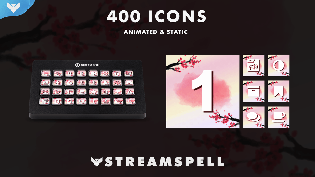 Blossom Stream Deck Icons