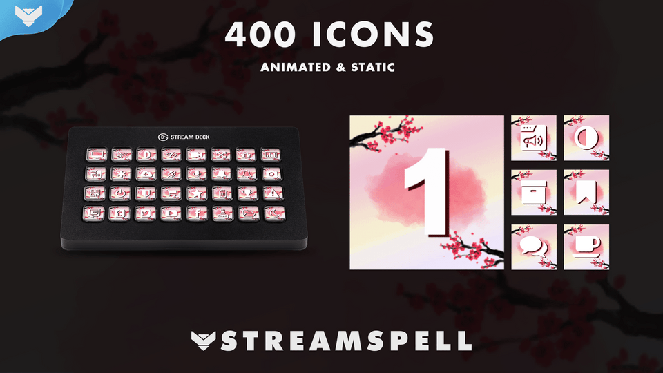 Blossom Stream Deck Icons