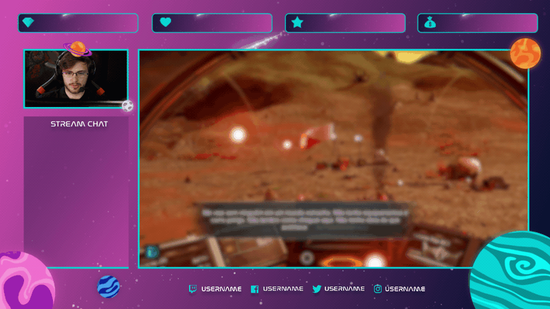 Cartoon Galaxy Stream Package