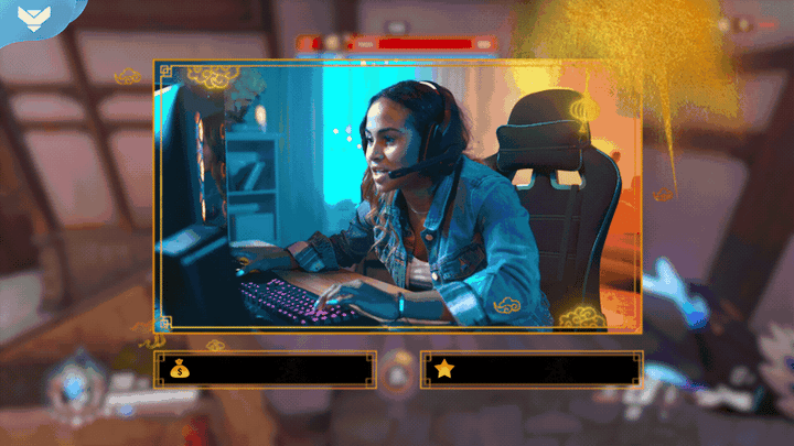 Golden Chinese Dragon Stream Transition by StreamSpell