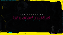 Load image into Gallery viewer, Cyberpunk: Hacker OBS Scene Collection