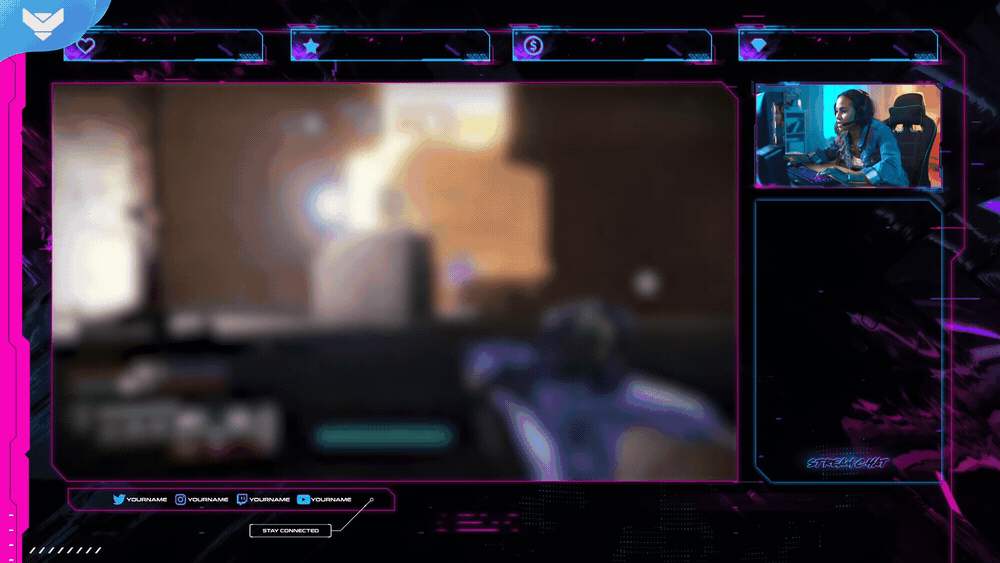 Cyberpunk: Night City OBS Scene Collection