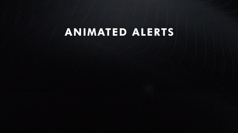 Dark Cosmic Stream Alerts
