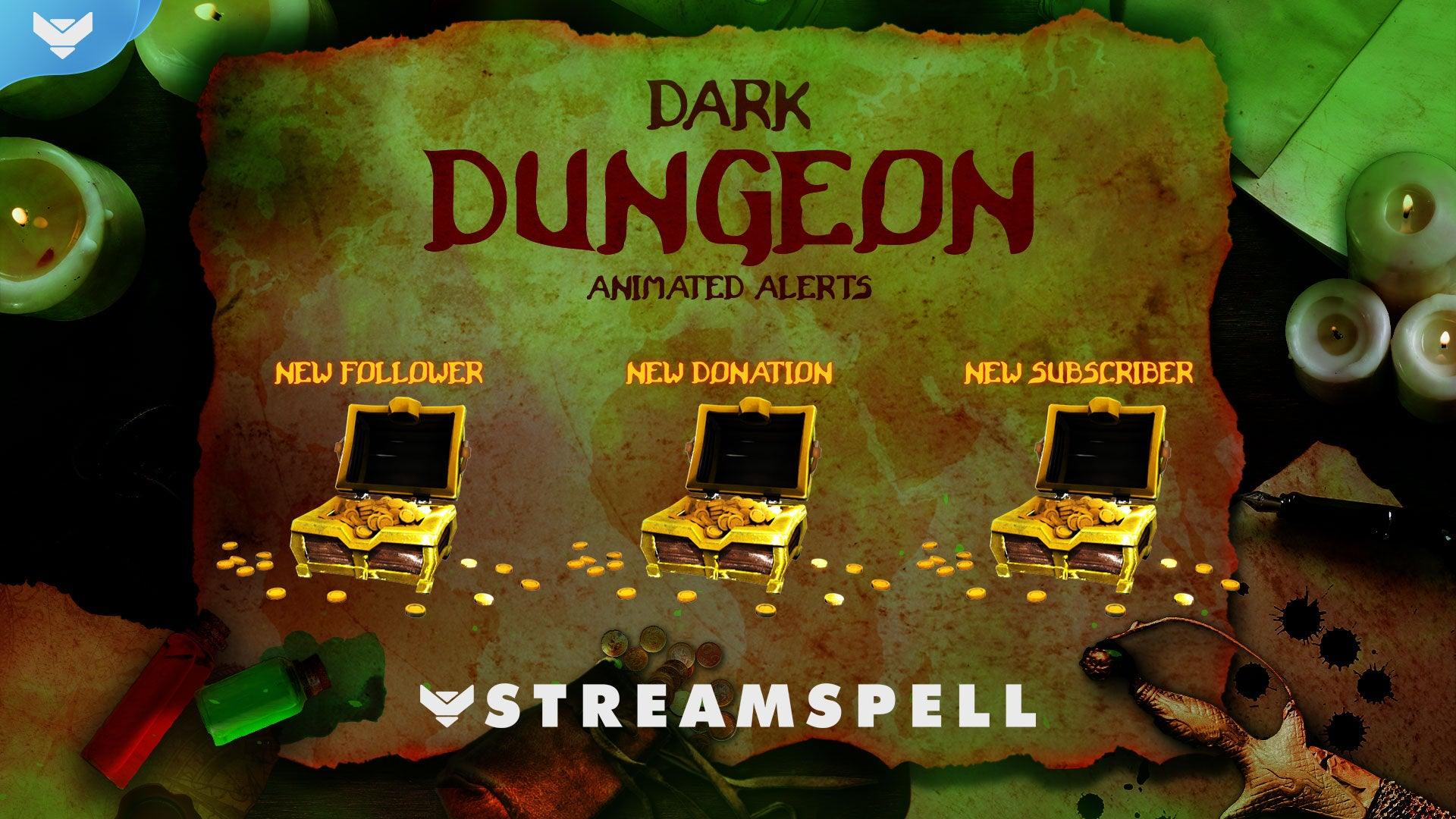 Dark Dungeon Stream Alerts - StreamSpell