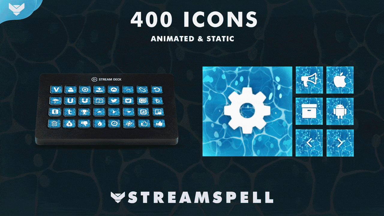 Elements: Water Stream Deck Icons