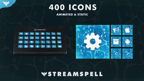 Elements: Water Stream Deck Icons | StreamSpell
