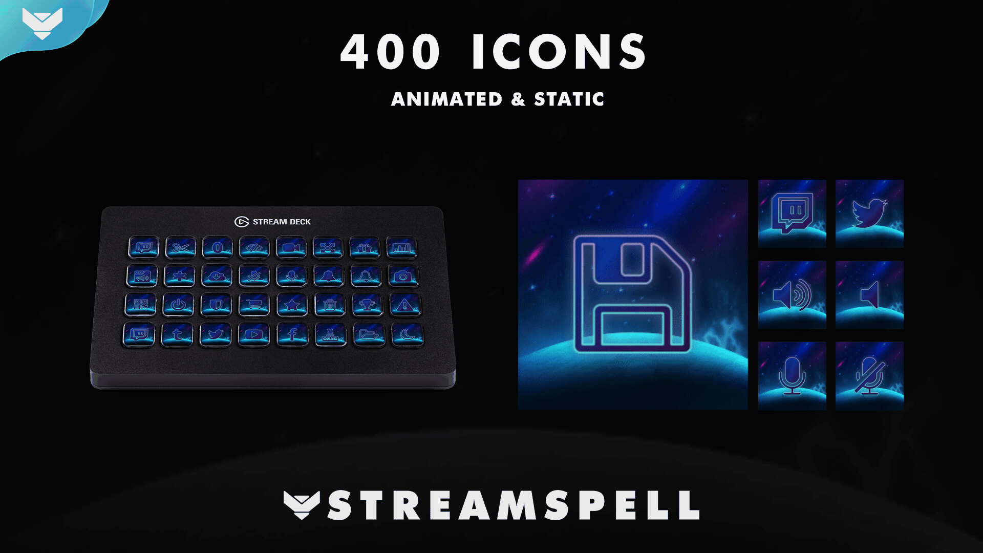 Galaxy Stream Deck Icons