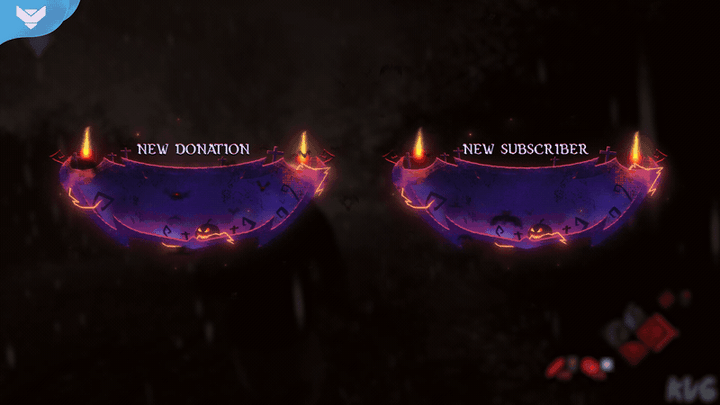 Haunted Night Stream Transition