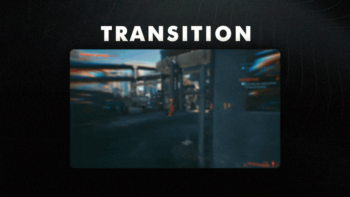 Neon Hacker Stream Transition