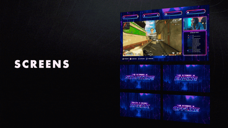 Neon Pulse Stream Package
