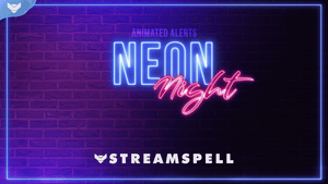 Neon Night Stream Alerts - StreamSpell