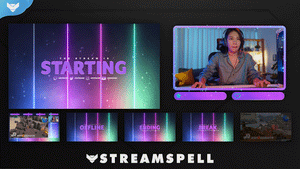 Neon Bubbles Stream Package - StreamSpell