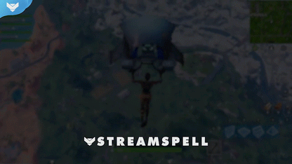Dark animated stream alert with glowing teal effects, sharp shadow shapes, and a modern gaming UI, promoting the Paranoia alert design by StreamSpell for OBS and Streamlabs.