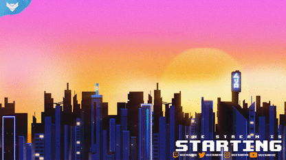 Pixel Sunset Stream Package