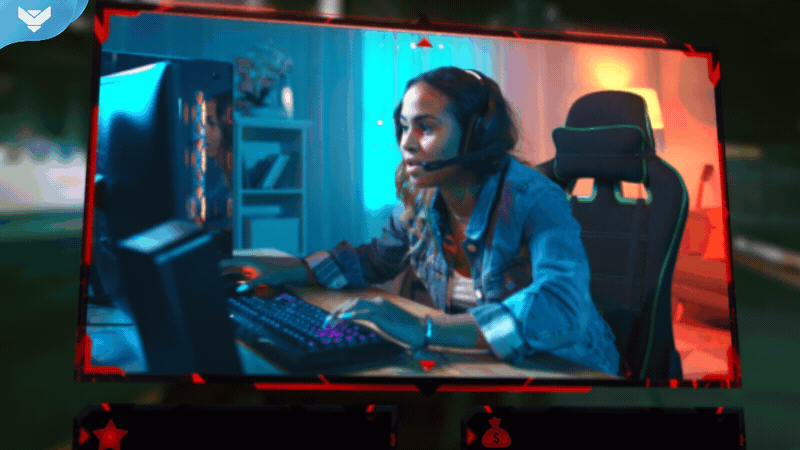 Red Glitch Stream Package