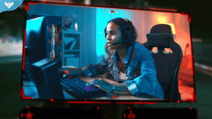 Red Glitch Stream Package