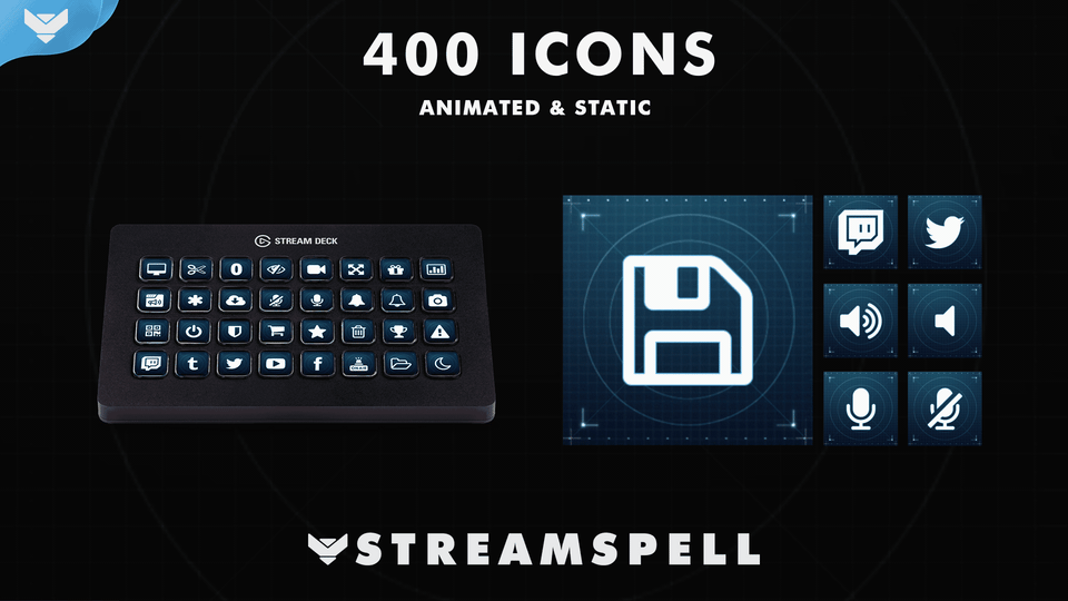 Sci-Fi Stream Deck Icons | StreamSpell