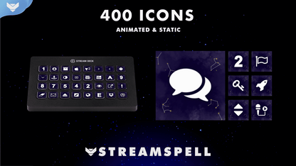 Starry Night Stream Deck Icons