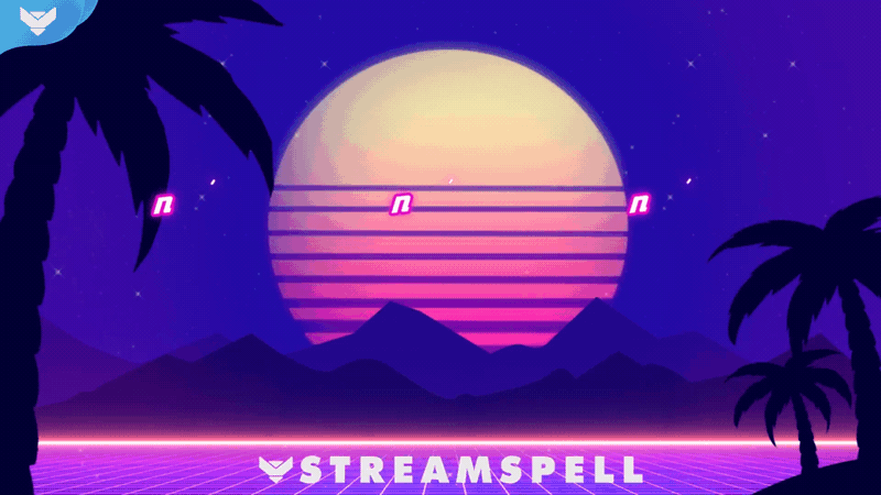 Synthwave Stream Alerts